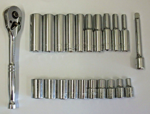 Stanley 22pc drive sae - 1/4",